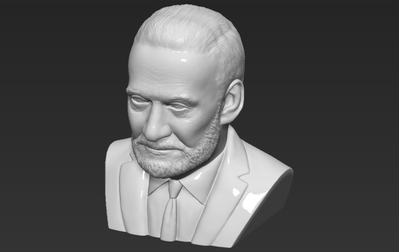 Buzz Aldrin bust 3D printing ready stl obj formats 3D Print 273458