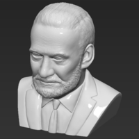 Buzz Aldrin bust 3D printing ready stl obj formats - Thumbnail 12