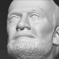 Buzz Aldrin bust 3D printing ready stl obj formats - Thumbnail 13