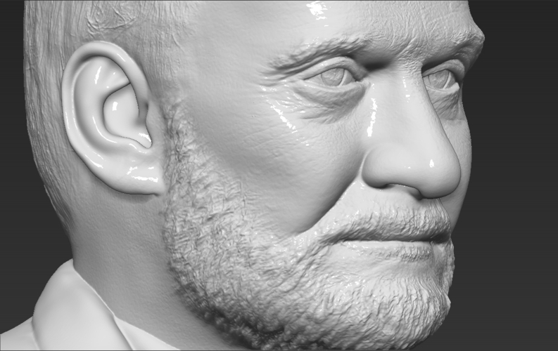 Buzz Aldrin bust 3D printing ready stl obj formats 3D Print 273462