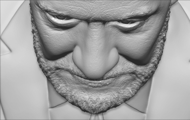 Buzz Aldrin bust 3D printing ready stl obj formats 3D Print 273463