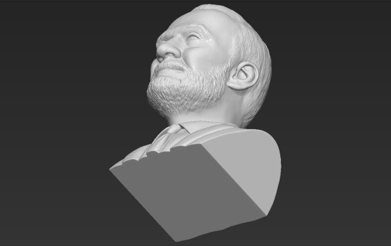 Buzz Aldrin bust 3D printing ready stl obj formats 3D Print 273465