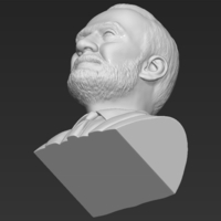 Buzz Aldrin bust 3D printing ready stl obj formats - Thumbnail 19