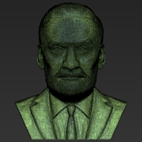 Buzz Aldrin bust 3D printing ready stl obj formats - Thumbnail 20