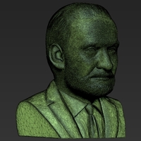 Buzz Aldrin bust 3D printing ready stl obj formats - Thumbnail 21