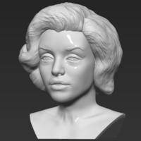 Marilyn Monroe bust 3D printing ready stl obj formats - Thumbnail 2