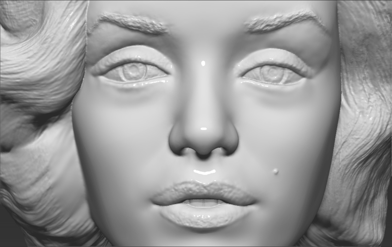 Marilyn Monroe bust 3D printing ready stl obj formats 3D Print 273480