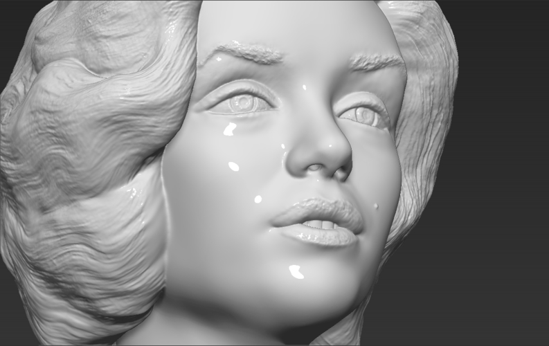 Marilyn Monroe bust 3D printing ready stl obj formats 3D Print 273484