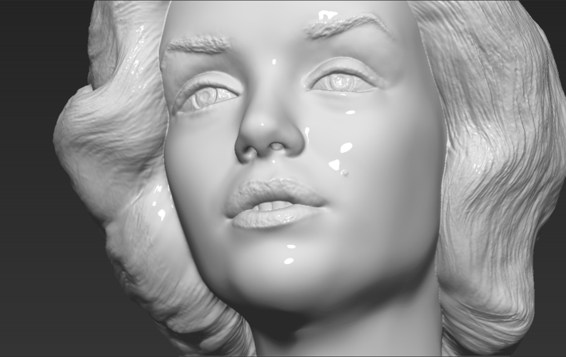 Marilyn Monroe bust 3D printing ready stl obj formats 3D Print 273485