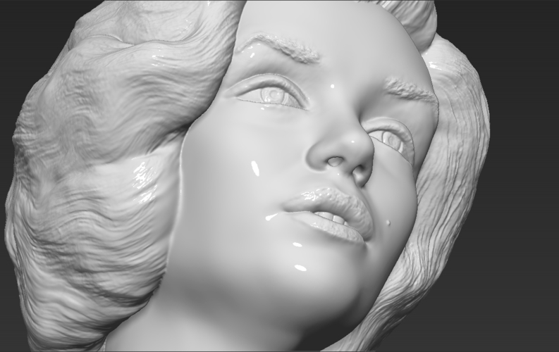 Marilyn Monroe bust 3D printing ready stl obj formats 3D Print 273486
