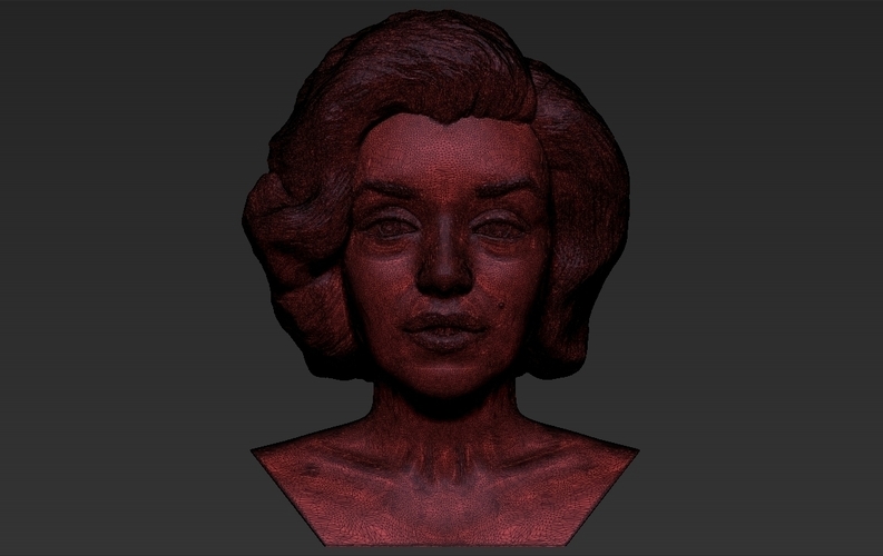 Marilyn Monroe bust 3D printing ready stl obj formats 3D Print 273489
