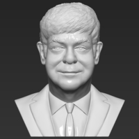 Elton John bust 3D printing ready stl obj - Thumbnail 5