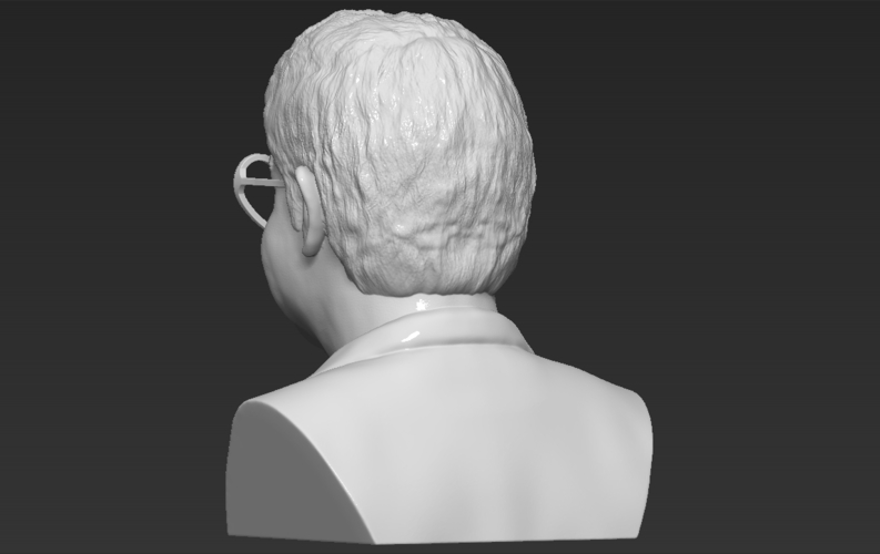 Elton John bust 3D printing ready stl obj 3D Print 273503