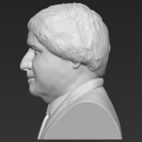 Boris Johnson bust 3D printing ready stl obj formats - Thumbnail 4