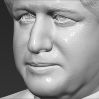 Boris Johnson bust 3D printing ready stl obj formats - Thumbnail 17