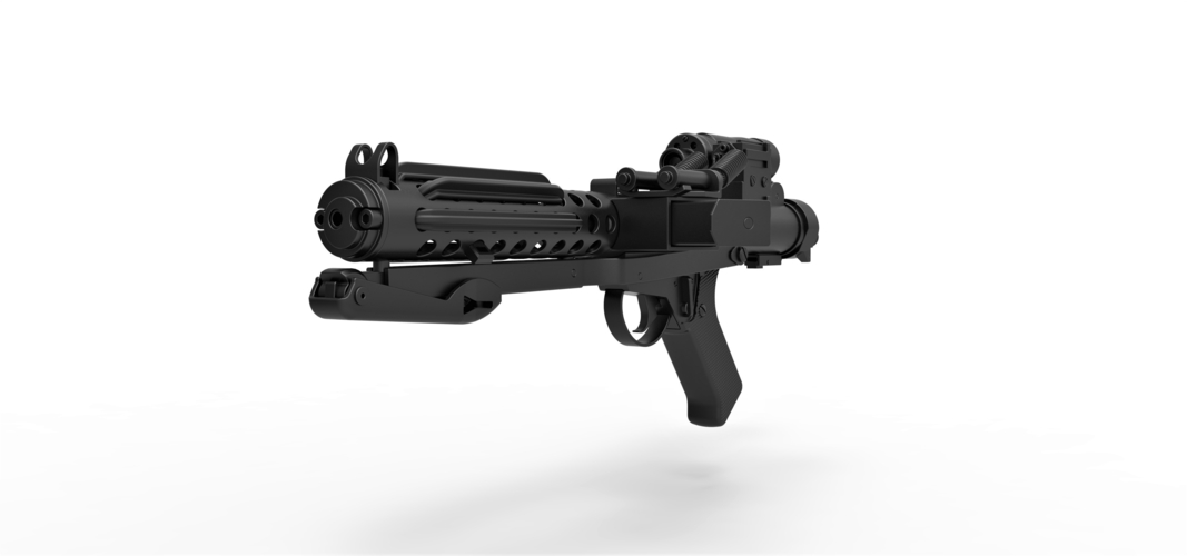 3D Printed Stormtrooper Blaster E 11 From The Movie Star Wars By 3D Printed Stormtrooper Blaster E 11 From The Movie Star Wars By