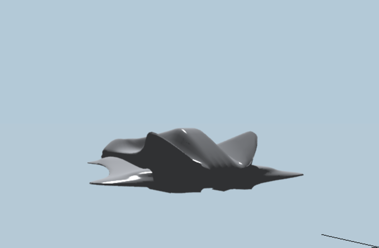 Fighter Jet Concept   3D Print 273577