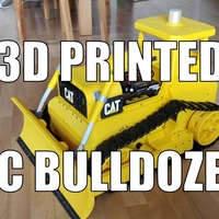 Small Caterpillar Bulldozer, RC  3D Printing 273581