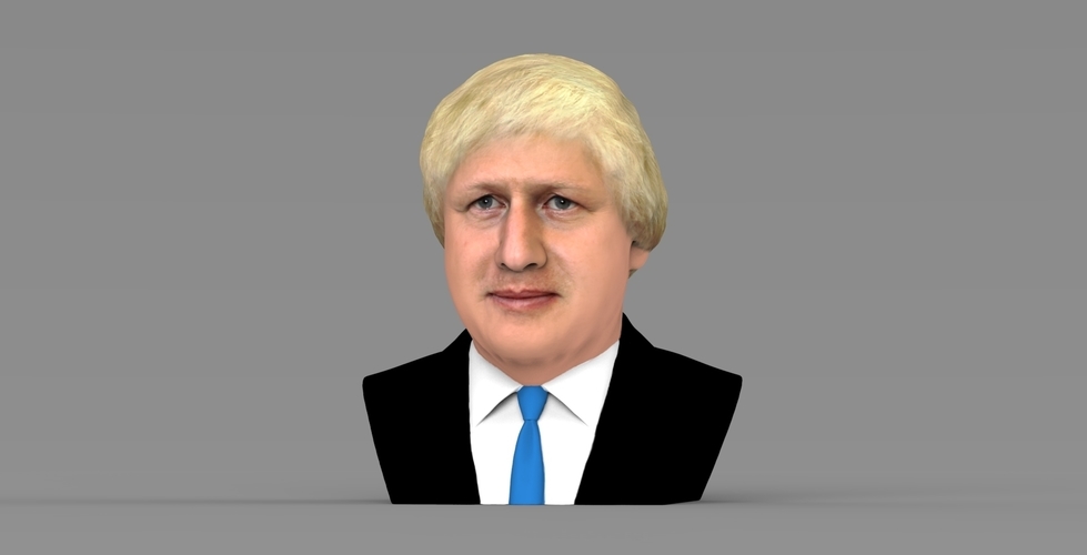 Boris Johnson bust ready for full color 3D printing 3D Print 273605