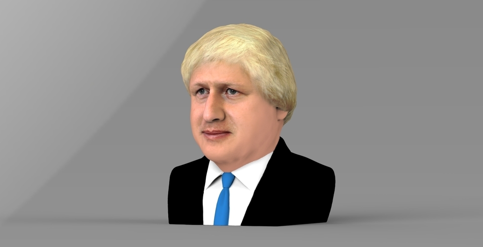 Boris Johnson bust ready for full color 3D printing 3D Print 273606