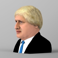 Boris Johnson bust ready for full color 3D printing - Thumbnail 4