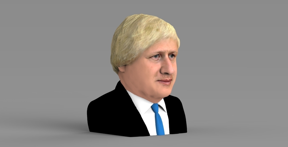 Boris Johnson bust ready for full color 3D printing 3D Print 273608