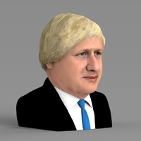 Boris Johnson bust ready for full color 3D printing - Thumbnail 5