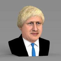 Boris Johnson bust ready for full color 3D printing - Thumbnail 6