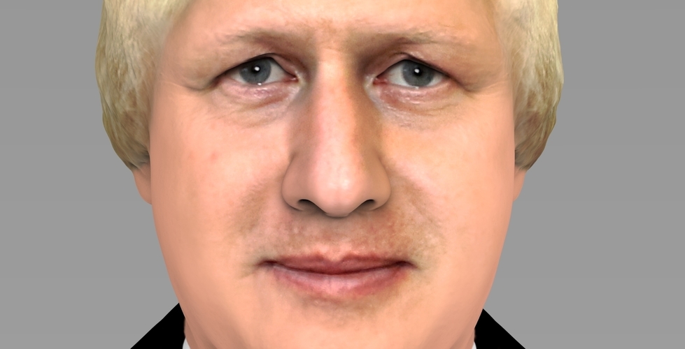 Boris Johnson bust ready for full color 3D printing 3D Print 273610