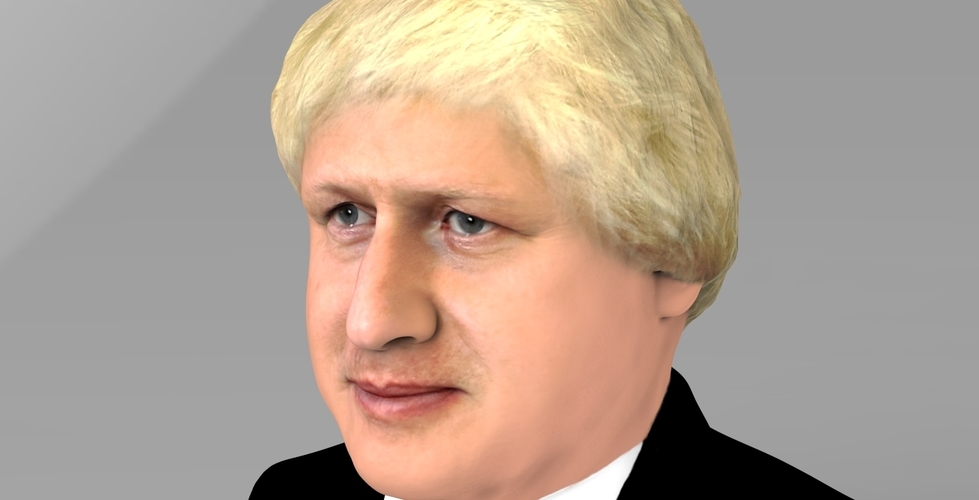 Boris Johnson bust ready for full color 3D printing 3D Print 273611