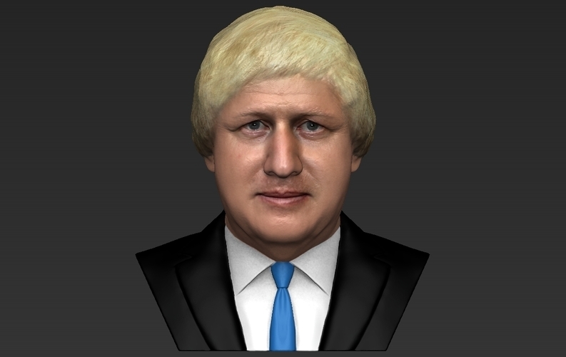 Boris Johnson bust ready for full color 3D printing 3D Print 273613