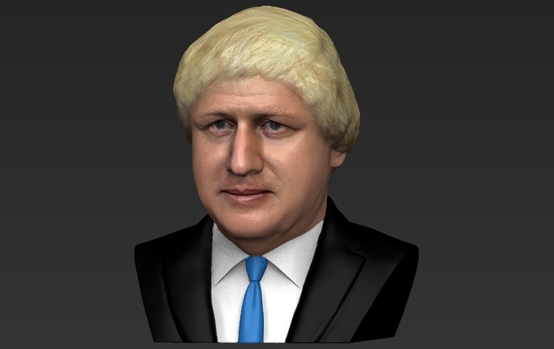 Boris Johnson bust ready for full color 3D printing 3D Print 273614