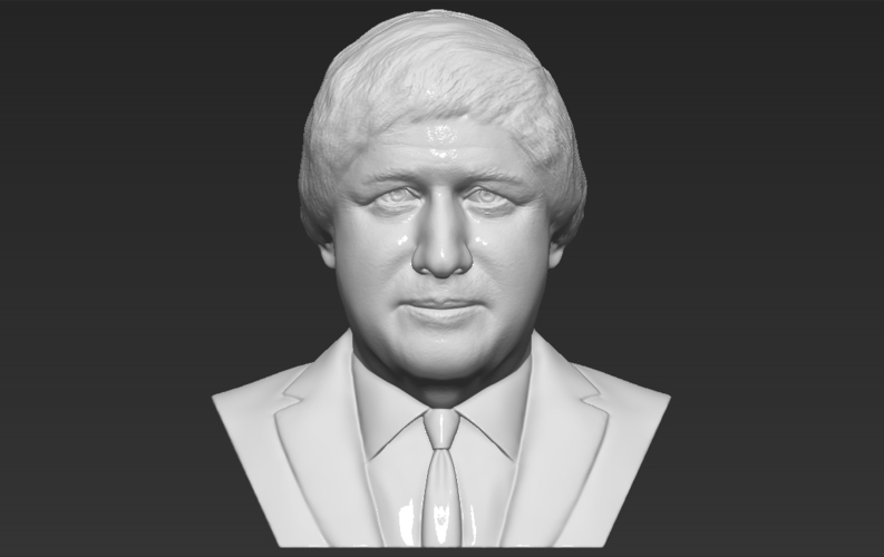 Boris Johnson bust ready for full color 3D printing 3D Print 273615