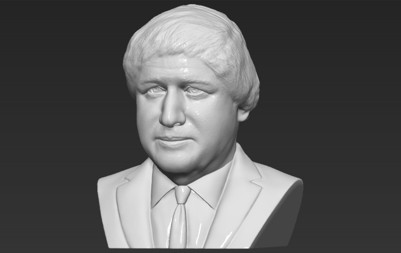Boris Johnson bust ready for full color 3D printing 3D Print 273616