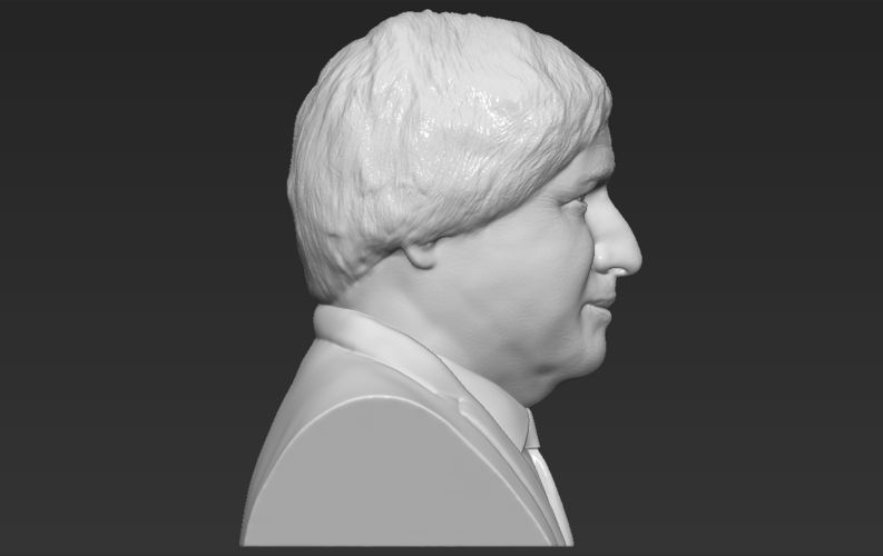Boris Johnson bust ready for full color 3D printing 3D Print 273618