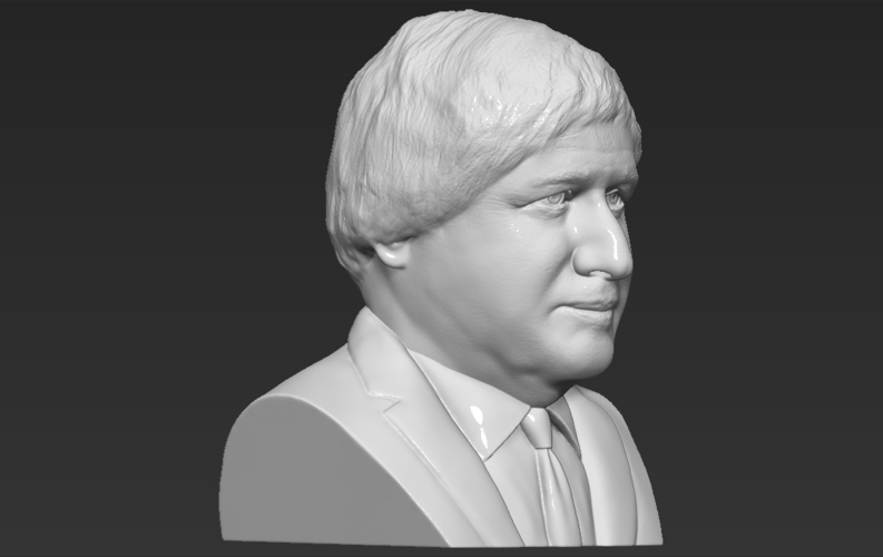 Boris Johnson bust ready for full color 3D printing 3D Print 273619