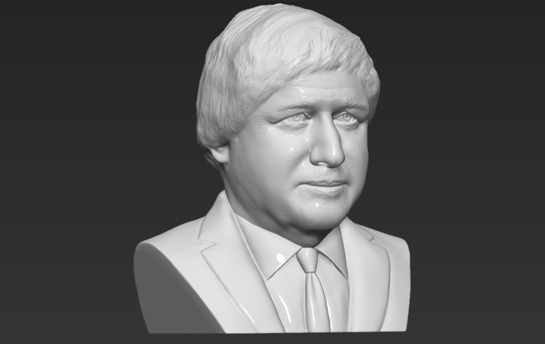 Boris Johnson bust ready for full color 3D printing 3D Print 273620
