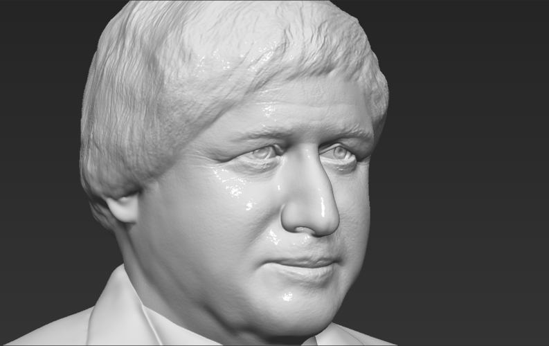 Boris Johnson bust ready for full color 3D printing 3D Print 273621