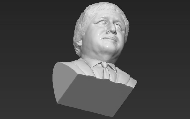 Boris Johnson bust ready for full color 3D printing 3D Print 273626