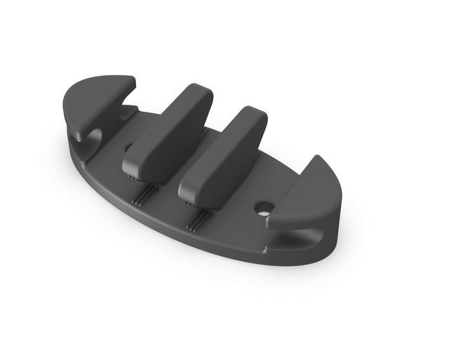 Zig Zag Anchor Cleat Anker Klemme Kajak Kayak 3D Print 273644