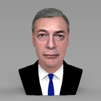 Small Nigel Farage bust ready for full color 3D printing 3D Printing 273652