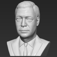 Nigel Farage bust 3D printing ready stl obj formats - Thumbnail 2