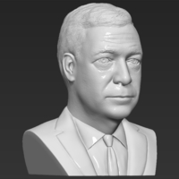 Nigel Farage bust 3D printing ready stl obj formats - Thumbnail 8