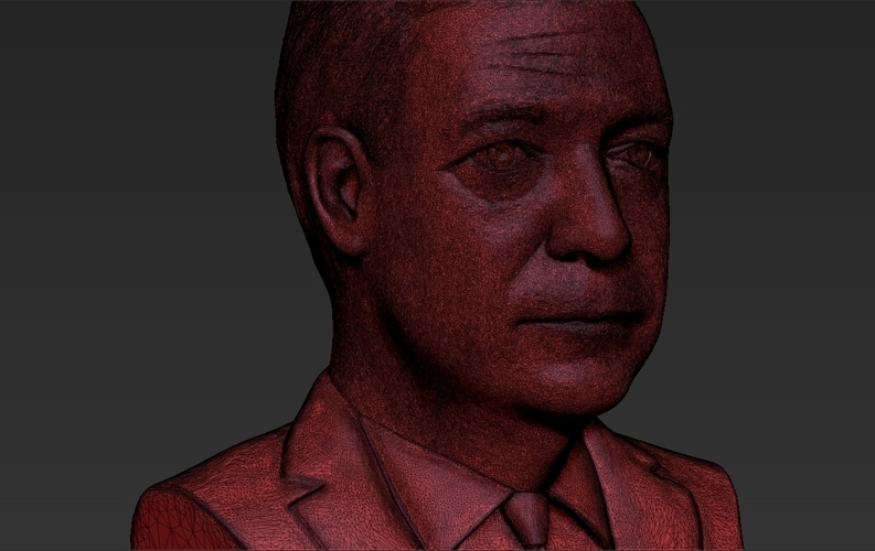 Nigel Farage bust 3D printing ready stl obj formats 3D Print 273691
