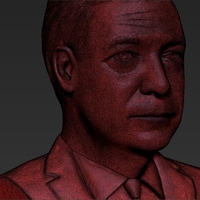 Nigel Farage bust 3D printing ready stl obj formats - Thumbnail 19