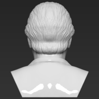 Robert De Niro bust 3D printing ready stl obj formats - Thumbnail 6