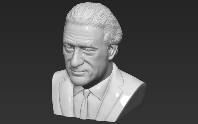 Robert De Niro bust 3D printing ready stl obj formats 3D Print 273702