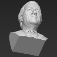 Robert De Niro bust 3D printing ready stl obj formats - Thumbnail 13