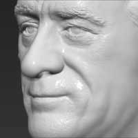 Robert De Niro bust 3D printing ready stl obj formats - Thumbnail 16