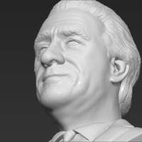 Robert De Niro bust 3D printing ready stl obj formats - Thumbnail 17